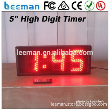 Leeman outdoor red color digital led timer countdown